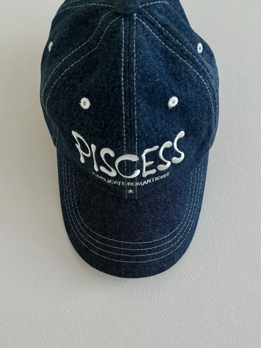 Piscess 파이시스 인디고 블루 데님 볼캡